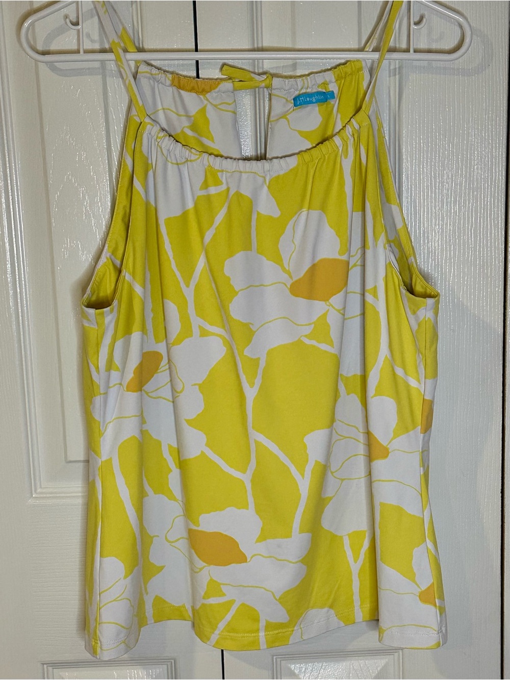 J. McLaughlin Floral Halter Tank Top | Large